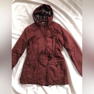 Burgundy Utility Jacket